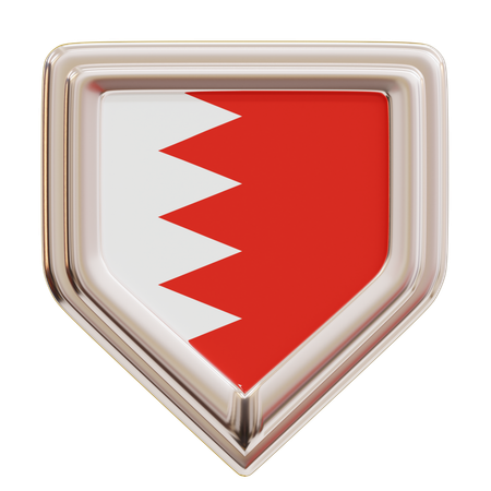 Bahrain Flag  3D Icon