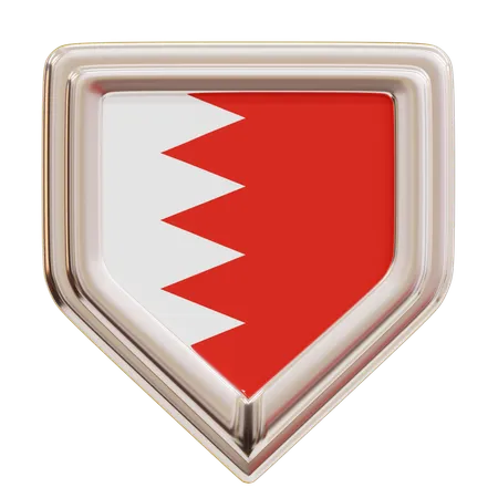 Bahrain Flag  3D Icon