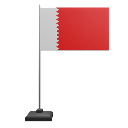 Bahrain Flag  3D Icon