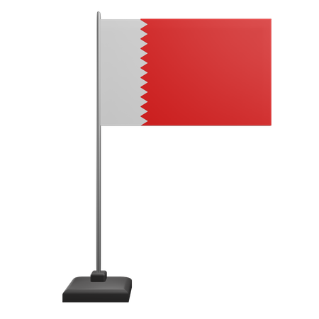 バーレーンの国旗  3D Icon