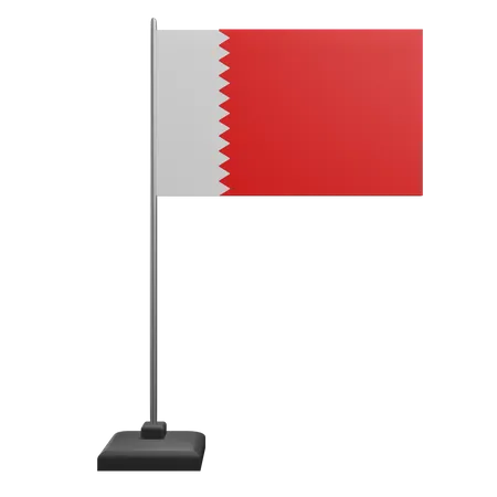 バーレーンの国旗  3D Icon