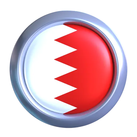 Bahrain Flag Emblem  3D Icon