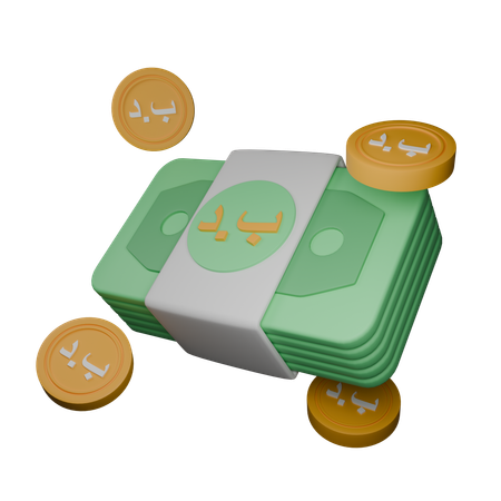 Bahraini dinar  3D Icon