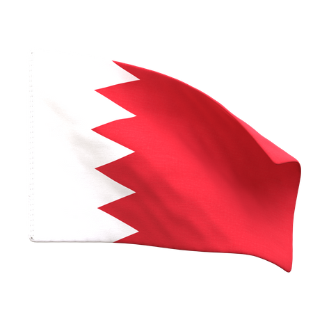 Drapeau de Bahreïn  3D Icon
