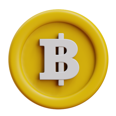 Baht  3D Icon