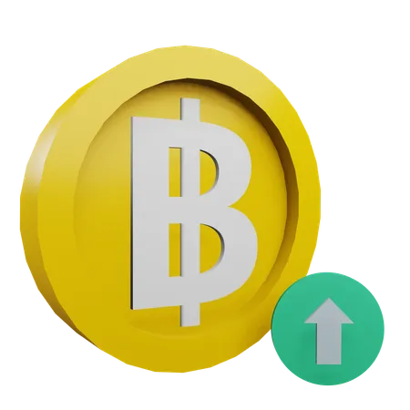 Baht  3D Icon