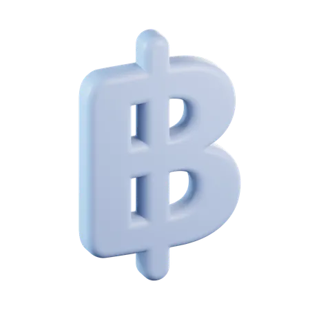 Baht Currency  3D Icon