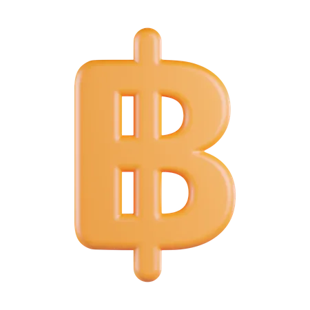 Monnaie baht  3D Icon