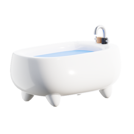 Baignoire  3D Icon