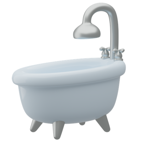 Baignoire  3D Icon