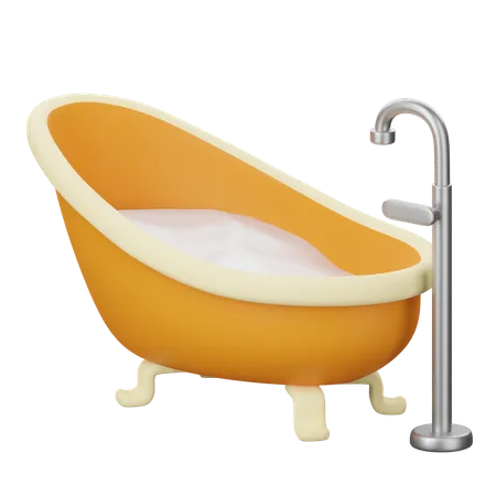 Baignoire  3D Icon