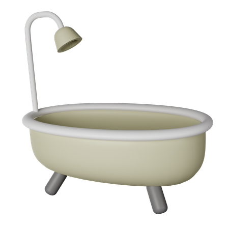 Baignoire  3D Icon