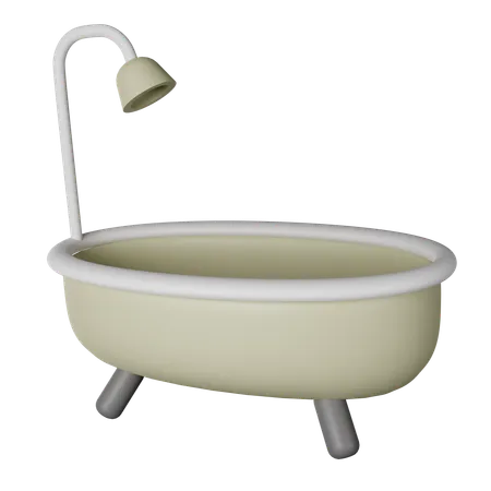 Baignoire  3D Icon