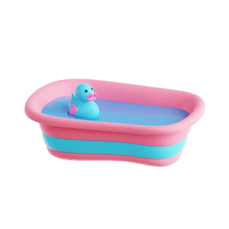 Tube de bain  3D Icon