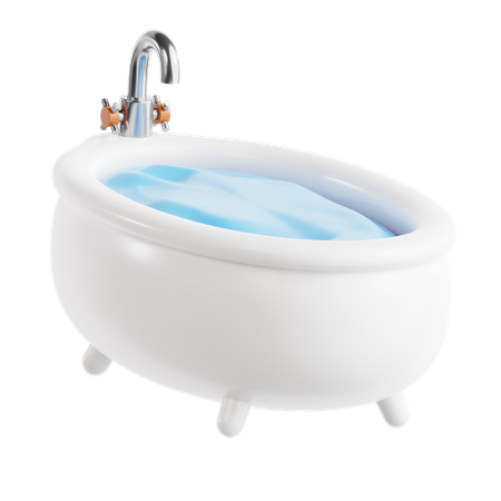 Baignoire  3D Icon