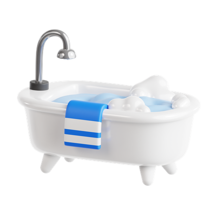 Baignoire  3D Icon