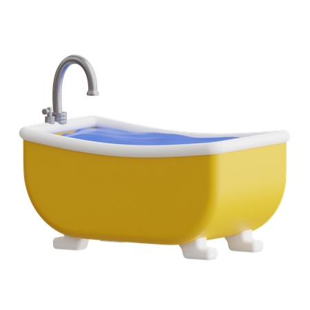 Baignoire  3D Icon