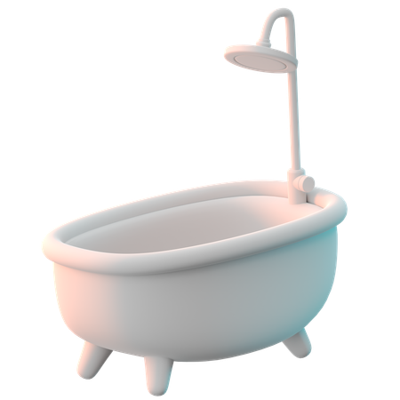 Baignoire  3D Icon