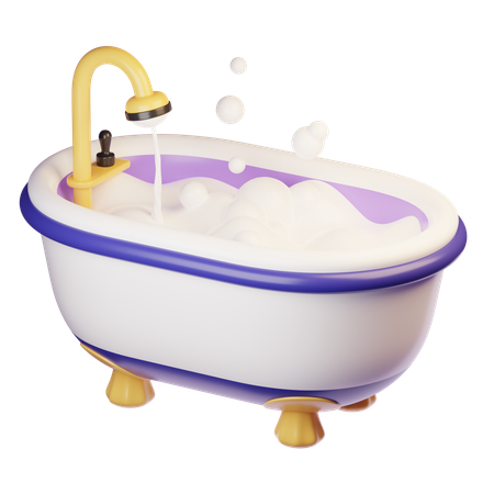 Baignoire  3D Icon