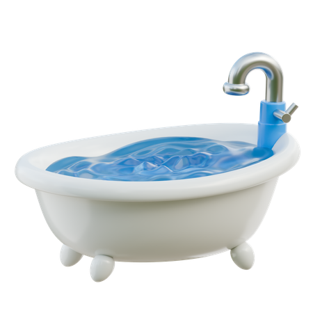 Baignoire  3D Icon