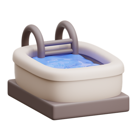 Baignoire  3D Icon