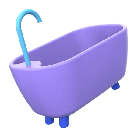 Baignoire  3D Illustration