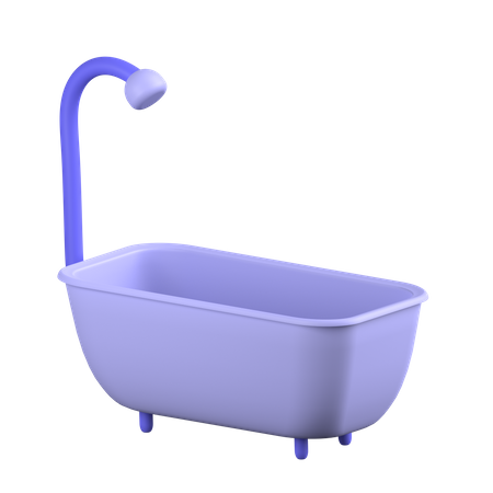 Baignoire  3D Icon
