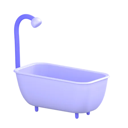 Baignoire  3D Icon