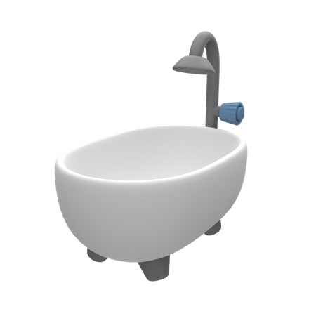 Baignoire  3D Icon