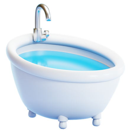 Baignoire  3D Icon