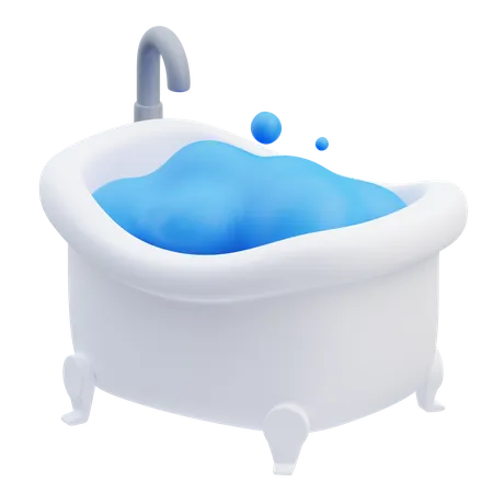 Baignoire  3D Icon