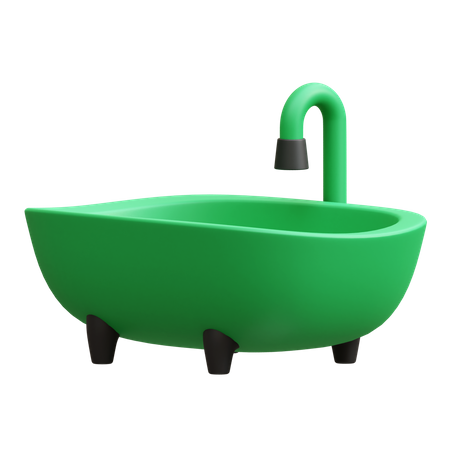 Baignoire  3D Icon