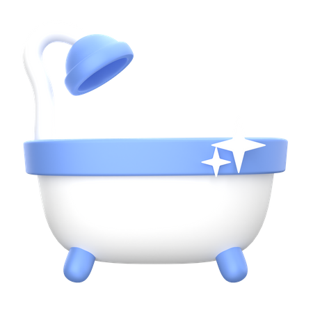 Baignoire  3D Icon