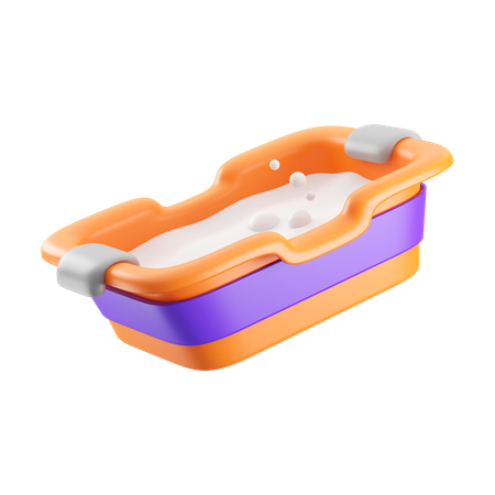 Baignoire bébé  3D Icon