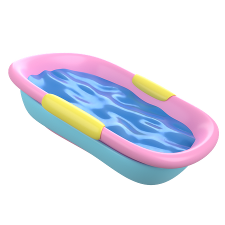 Baignoire bébé  3D Icon