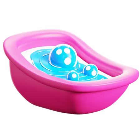 Baignoire bébé  3D Icon