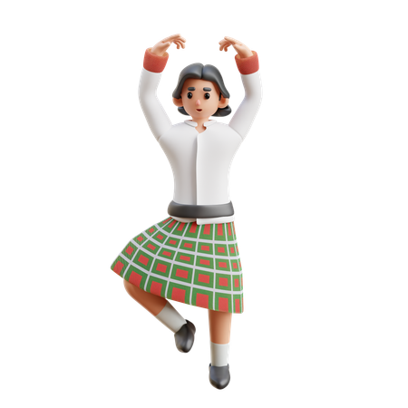 Bailarín  3D Icon