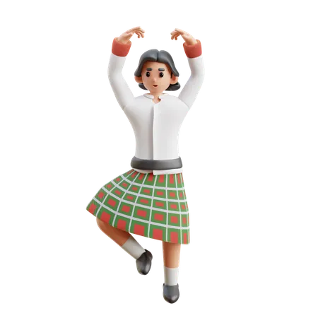 Bailarín  3D Icon