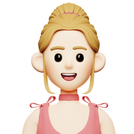 Bailarina  3D Icon