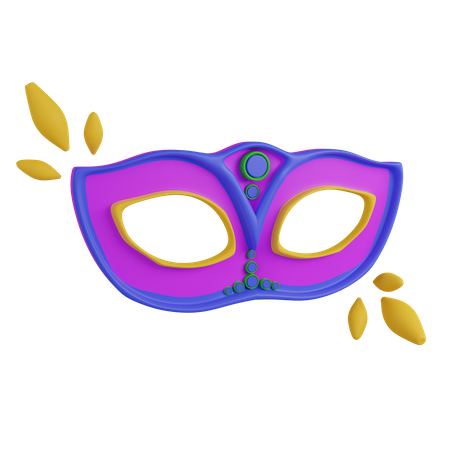 Baile de máscaras de carnaval  3D Icon