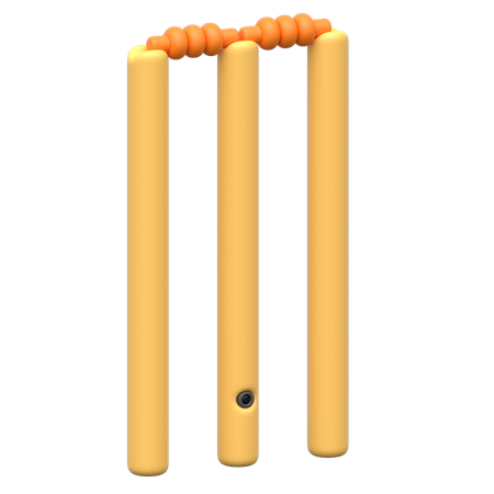 Bails Wicket  3D Icon