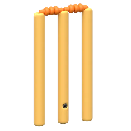 Bails Wicket  3D Icon