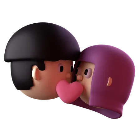 Baiser  3D Icon