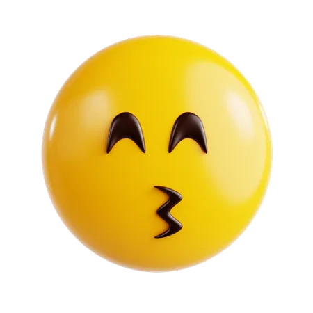 Baiser emoji  3D Icon