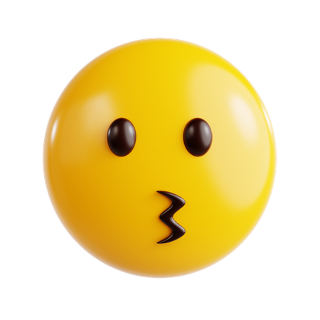 Baiser emoji  3D Icon