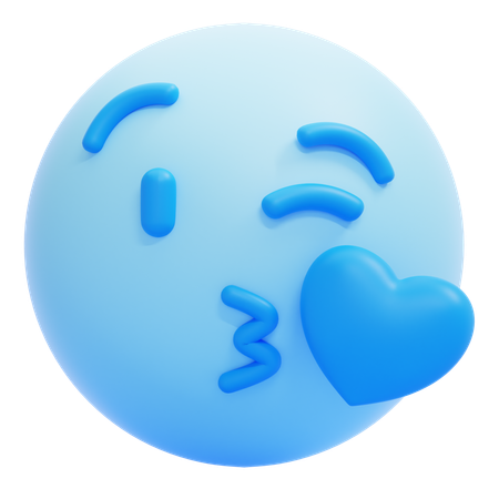 Baiser emoji  3D Icon