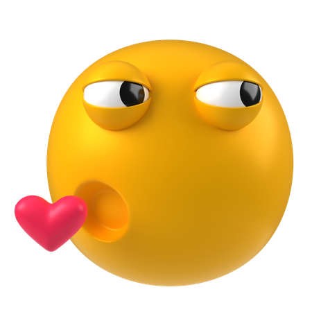 Baiser emoji  3D Icon