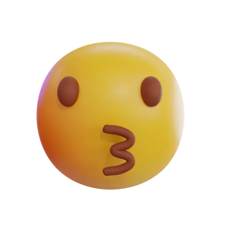 Baiser emoji  3D Icon