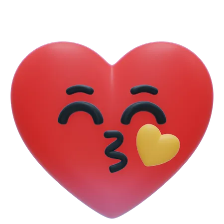 Baiser emoji  3D Icon