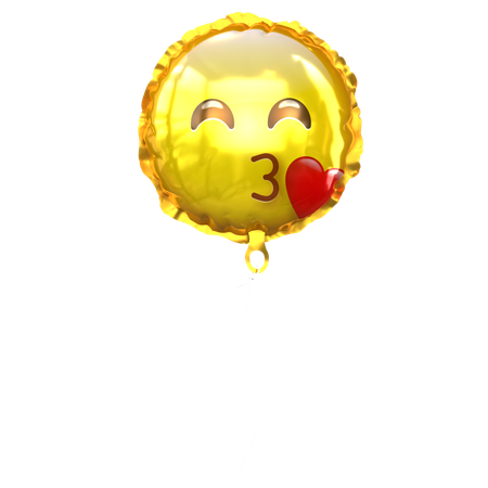 Baiser un ballon emoji  3D Icon